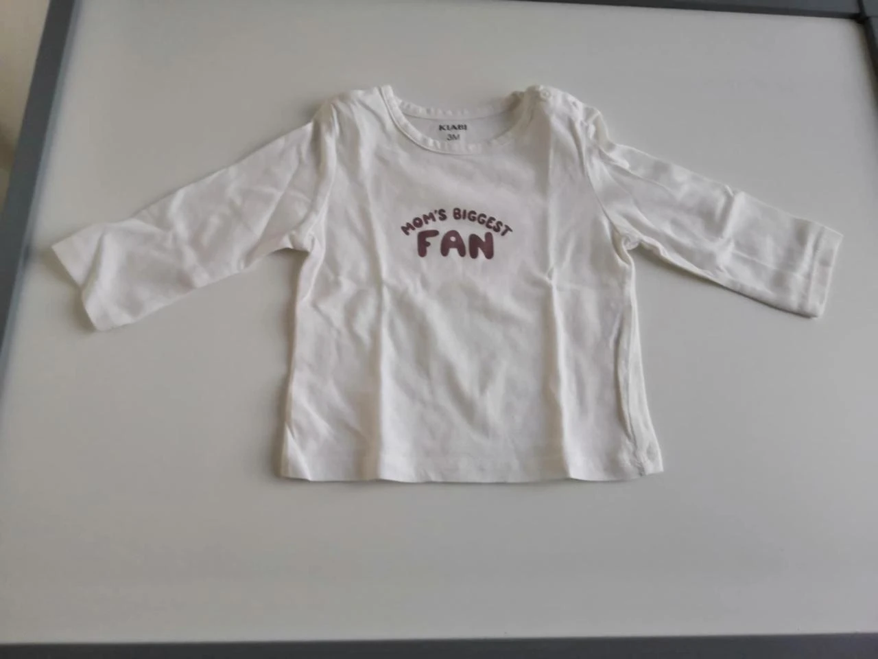Tee-shirt Mom's (Blanc) 3 mois Kiabi